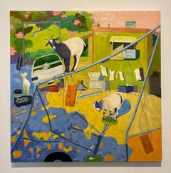 "They Go Where They Want, " Oil on Canvas - Figurative Painting