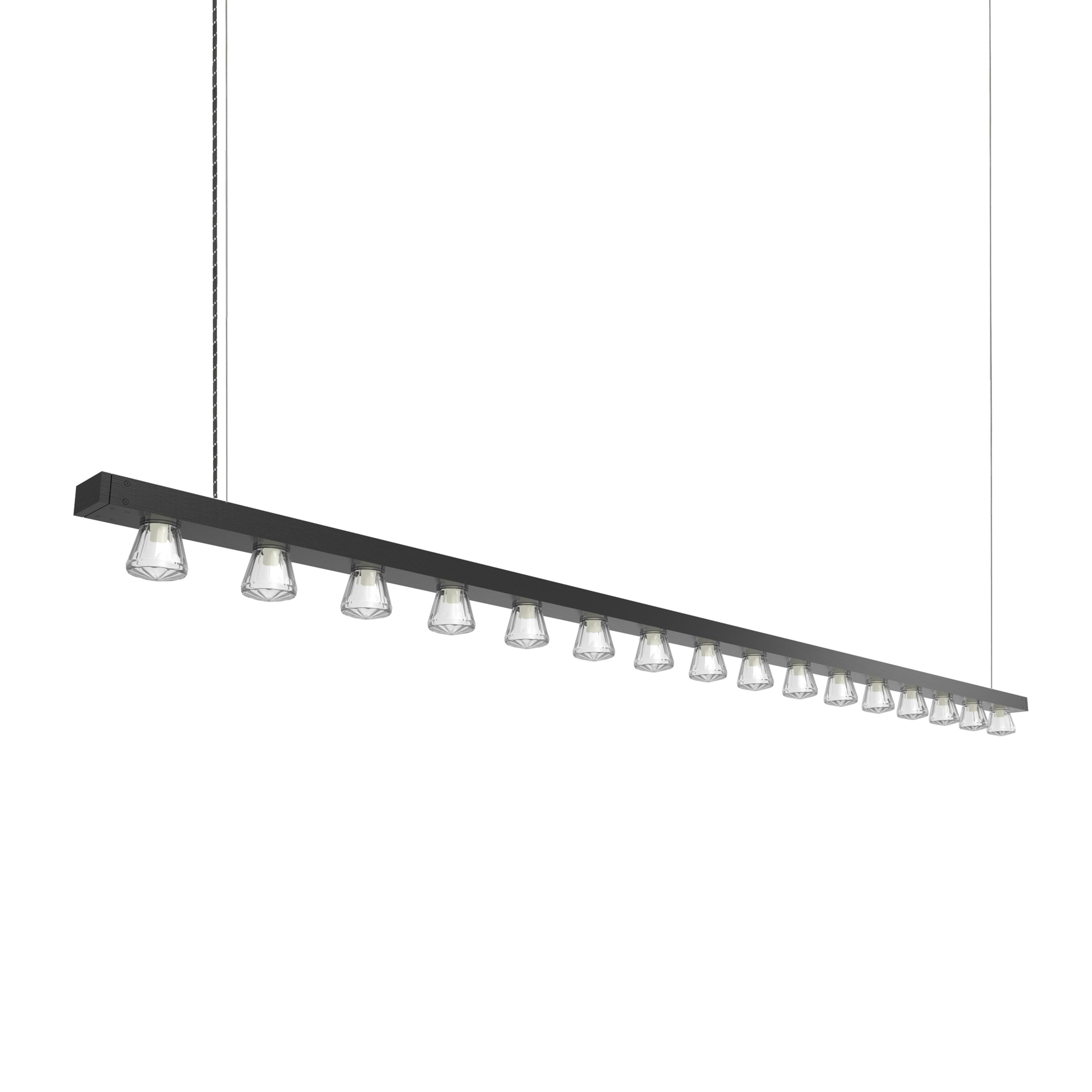 Line 200 Aluminio Dorado Lámpara Colgante Contemporánea by JSPR Posmoderno en venta