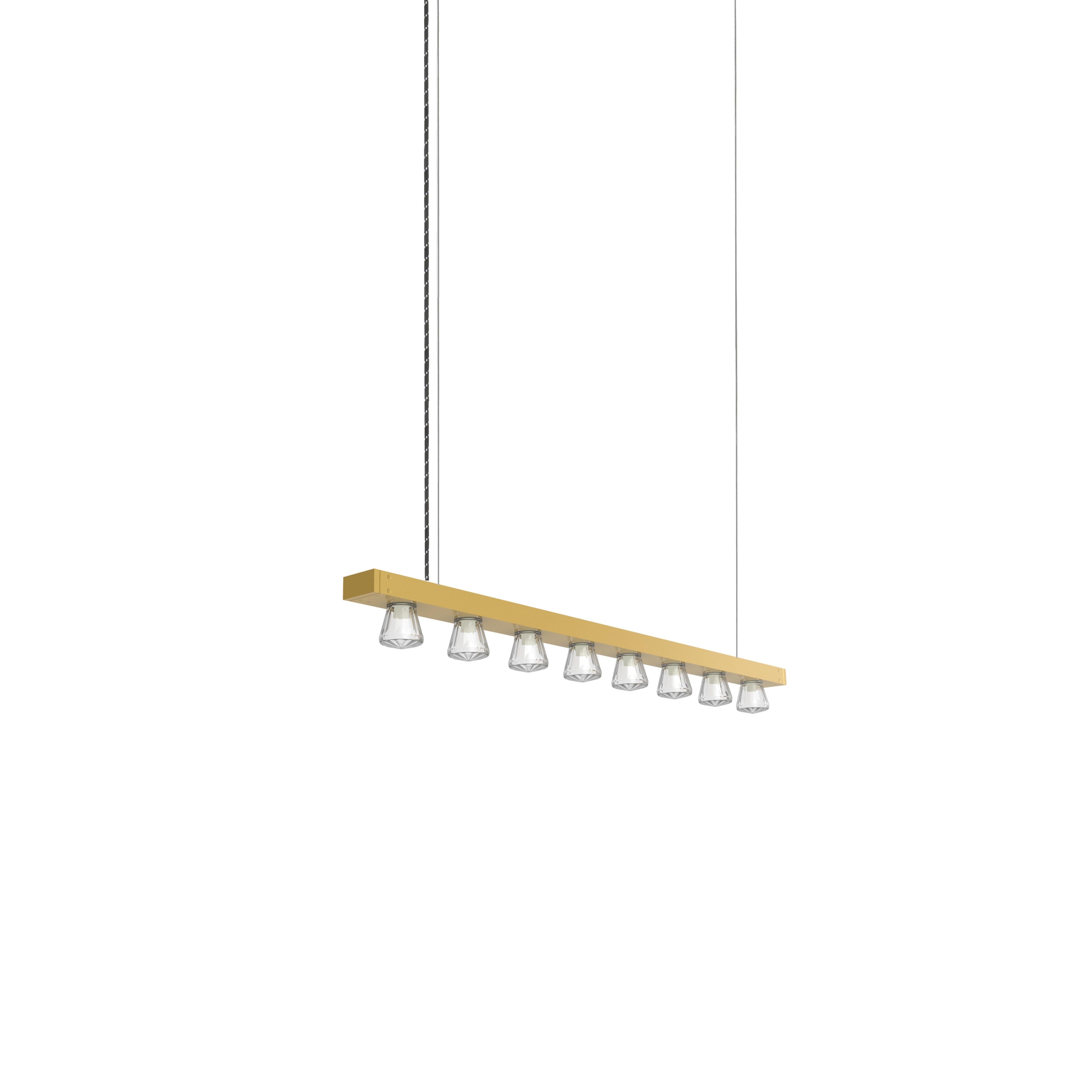 Line 200 Aluminio Dorado Lámpara Colgante Contemporánea by JSPR en venta 1