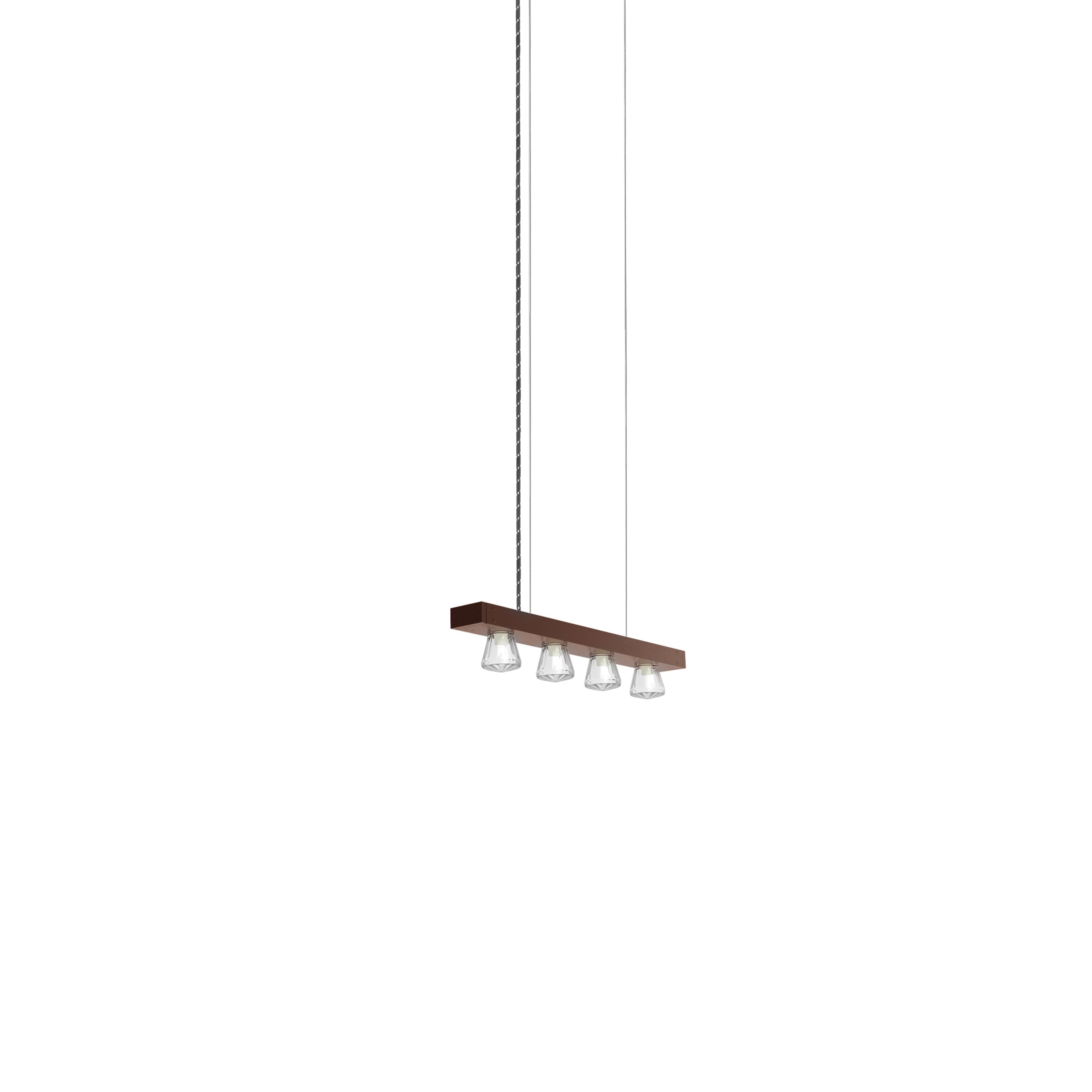 Lampada a sospensione contemporanea Line 75 Bronze Aluminum di JSPR In condizioni Nuovo in vendita a Geneve, CH