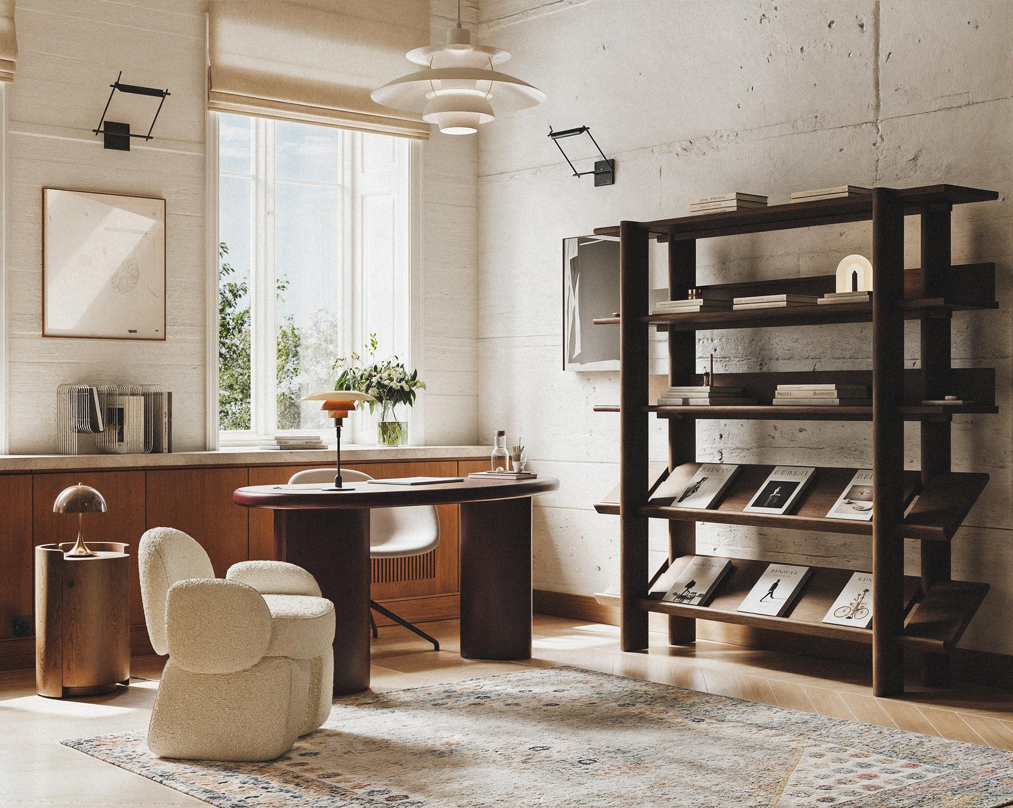 Bois Bibliothèque Hermhaus en vente