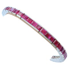 Ligne brac 18kw cal 46@ 16cts tw rubies