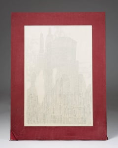 Line Drawing America by Alberto Longoni, Italy, 1965