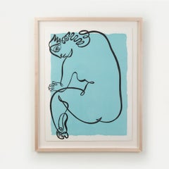 Line Drawing by Jean Negulesco