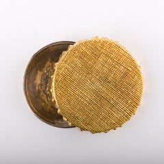 Line Vautrin "A Ton Entière Discretion" Gilded Bronze Covered Pill Box