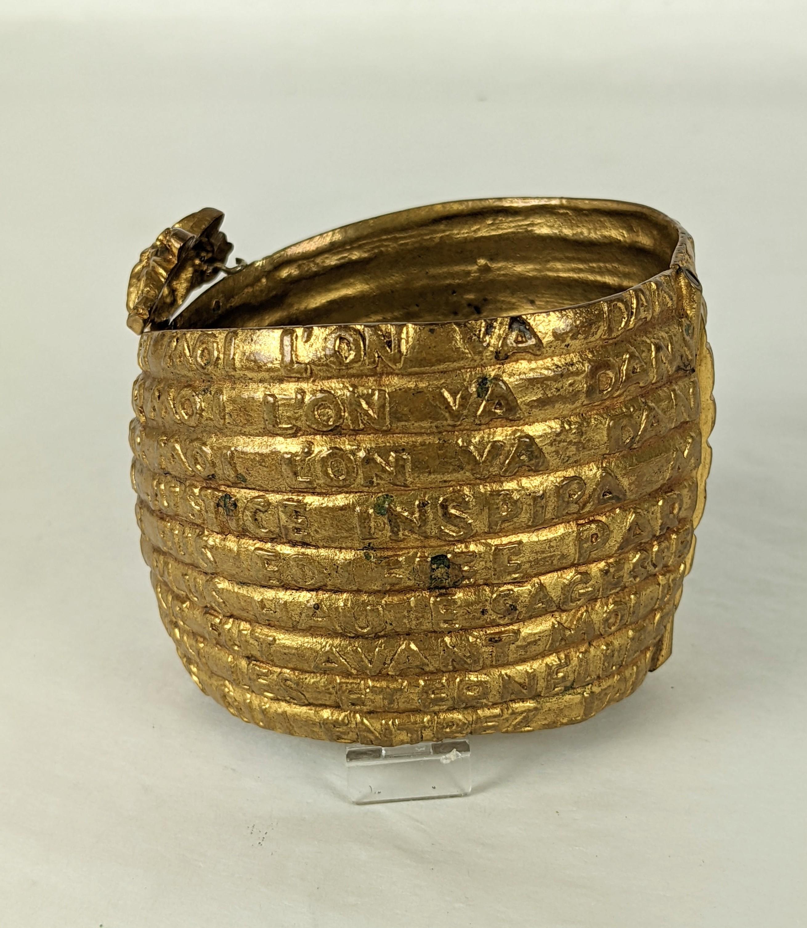 Manchette Line Vautrin « Dante » Unisexe en vente