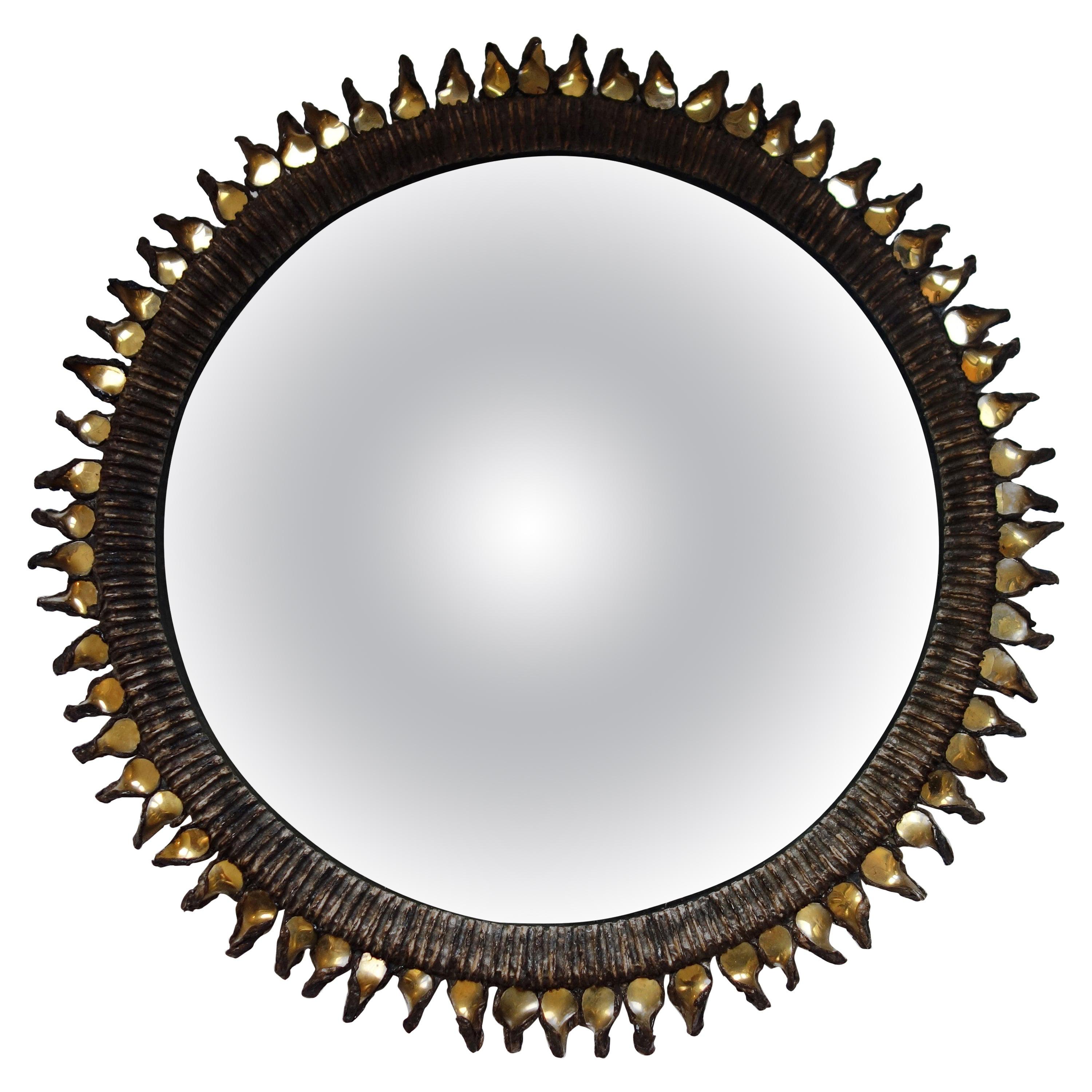 Line Vautrin "Flammes" Mirror, circa 1957 For Sale