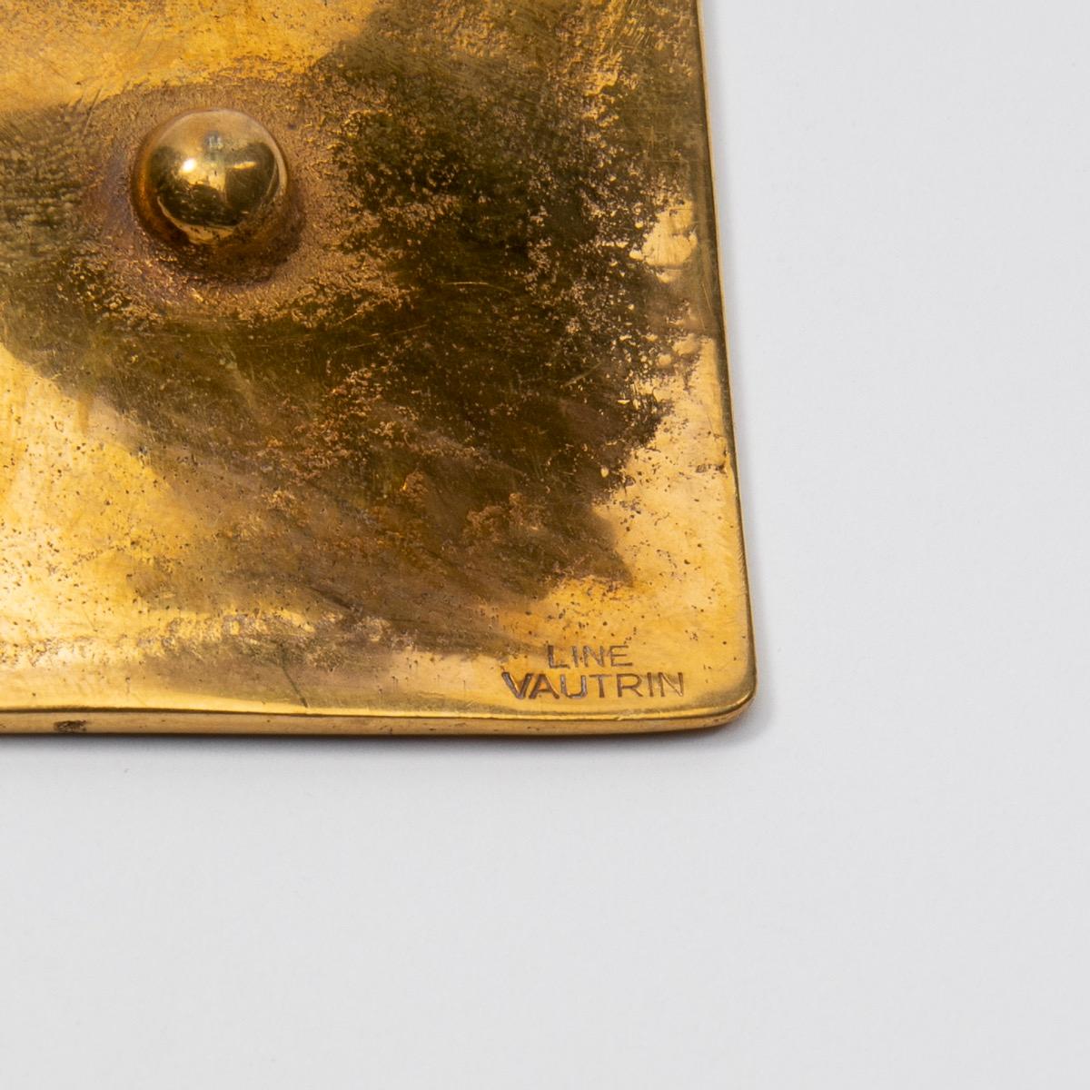 Gilt Line Vautrin Gilded Bronze Pocket Emptier 