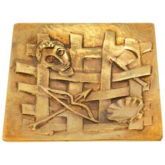 Line Vautrin Gilded Bronze Pocket Emptier "Holopherne" Line Vautrin Gilded Bronze Pocket Emptier "Holopherne"