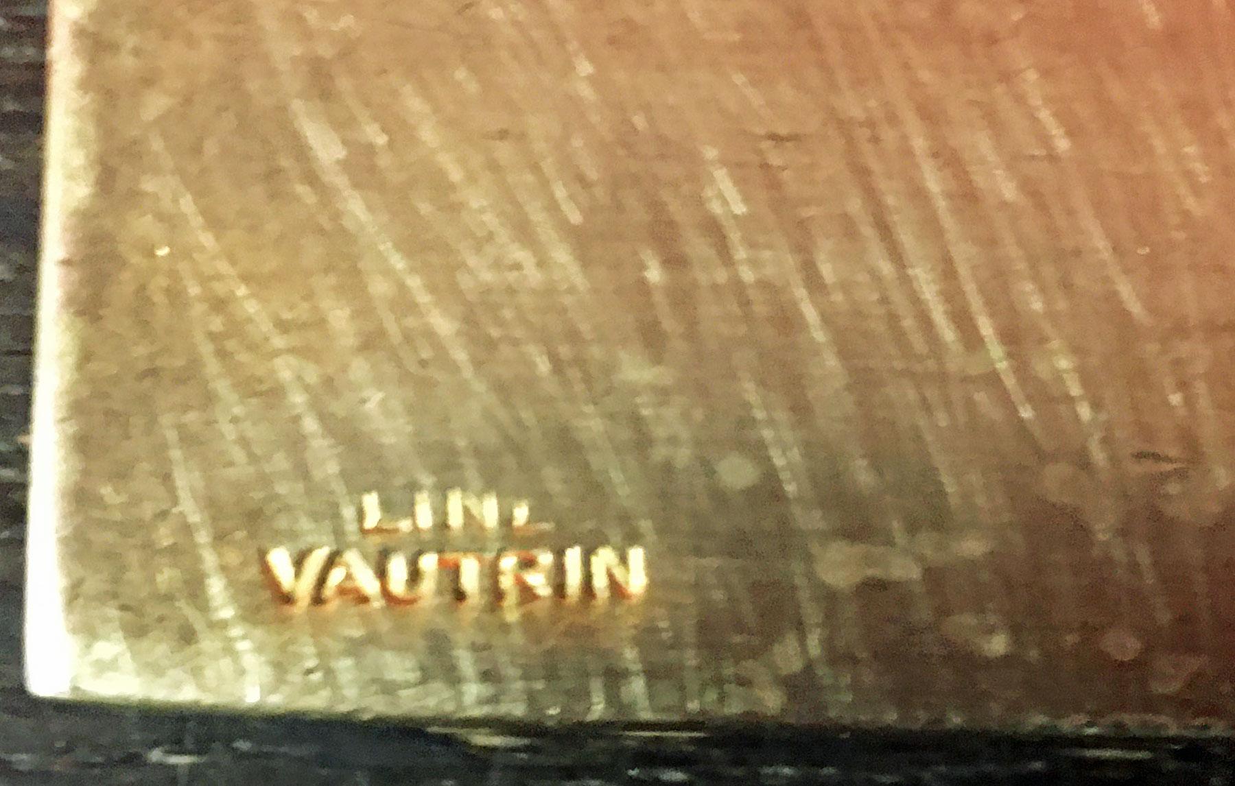 Line Vautrin Vergoldete Bronze Box Signiert im Angebot 4