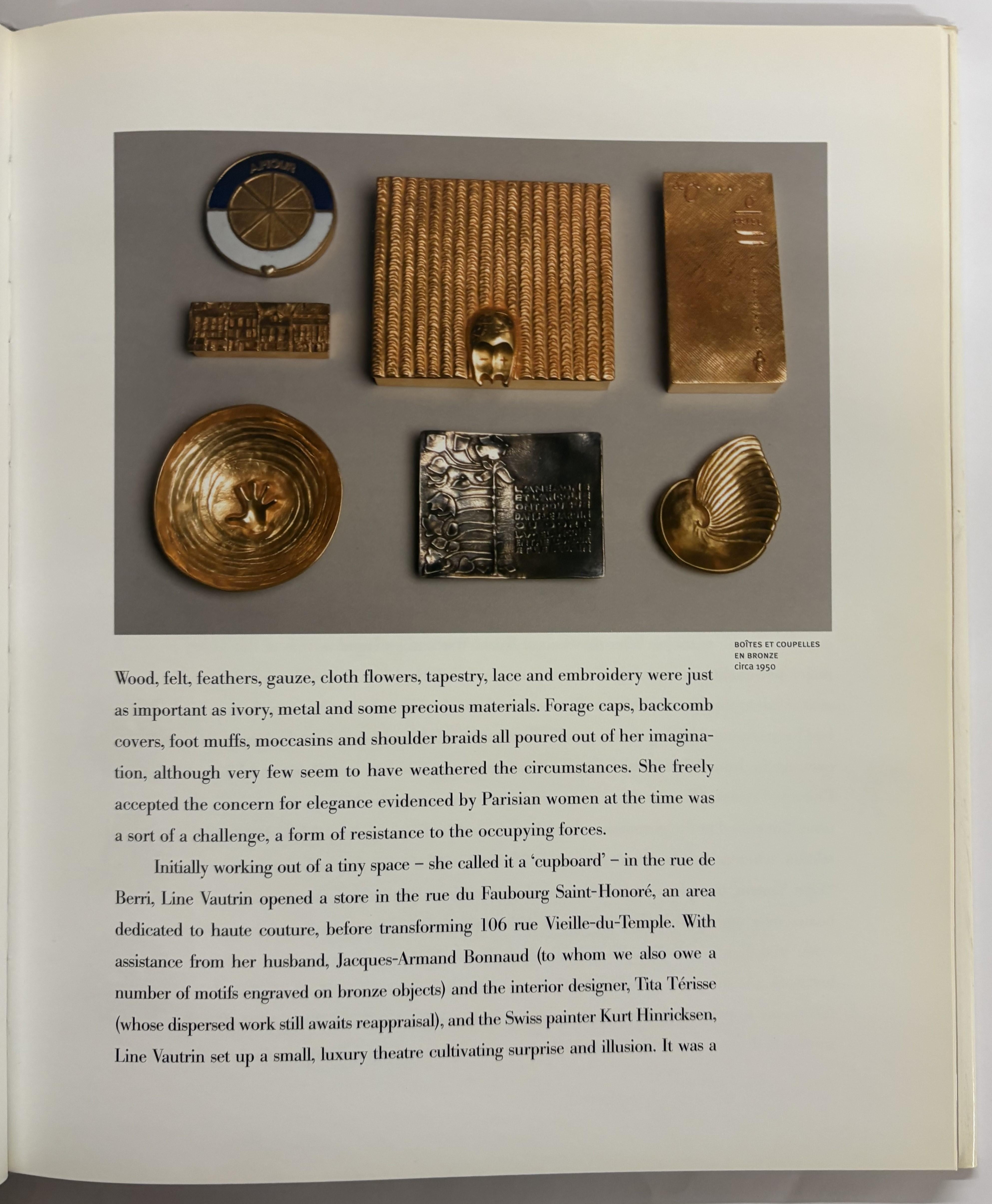 20ième siècle Line Vautrin : Miroirs par Patrick Mauries (livre) en vente