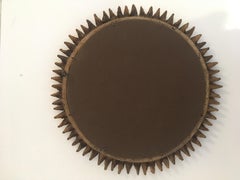 Line Vautrin Mirror 'Chardon Doré' 'Golden Thistle', Large Size