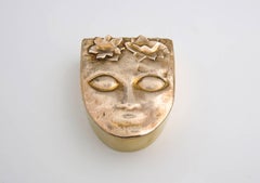 Line Vautrin Ophélie 'Ophelia' Gilded Bronze Coffee Table Box