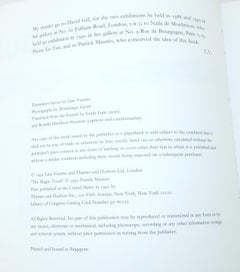 Line Vautrin Sculptor, Jeweller, Magician Book 1992