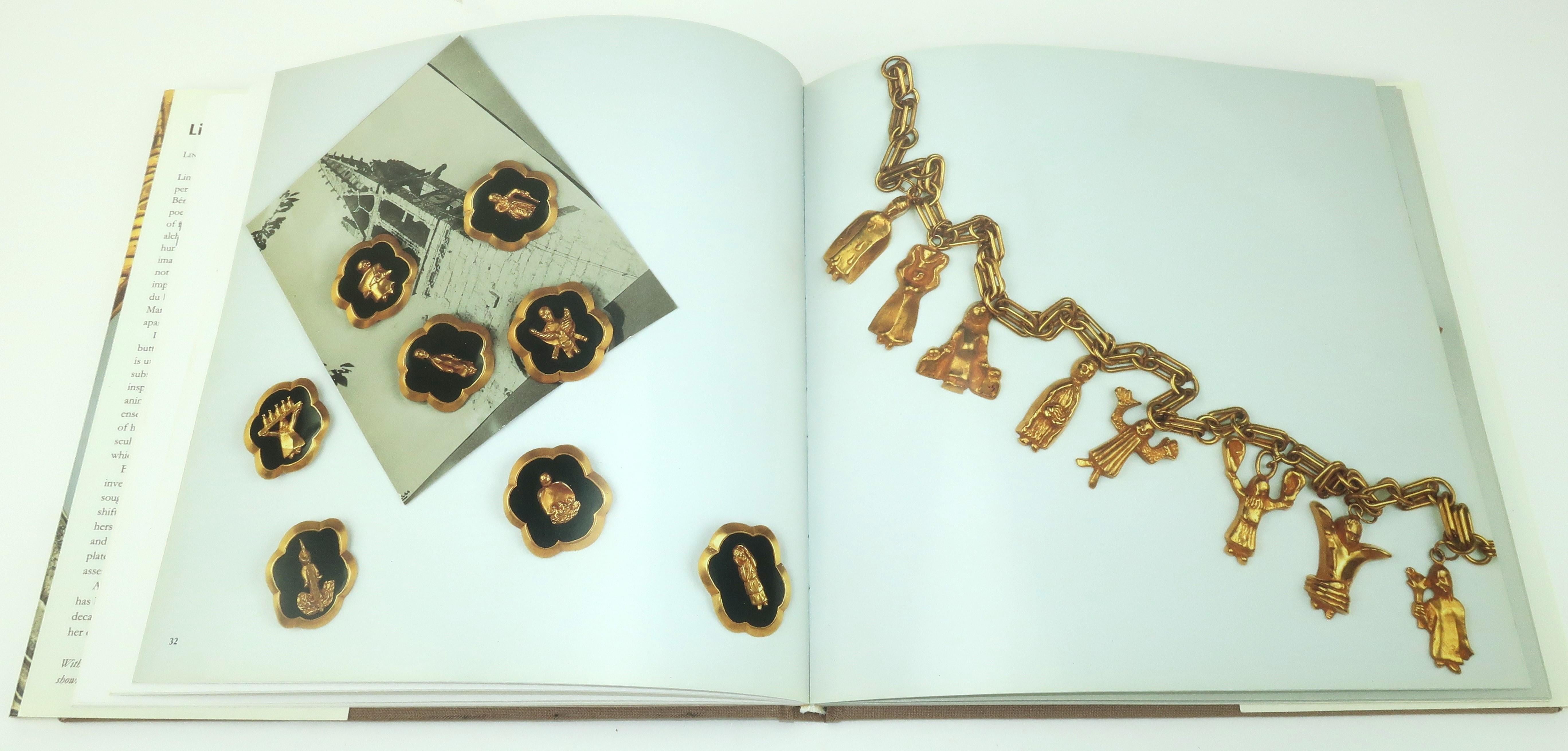 Line Vautrin sculpteur, bijoutière, livre magique 1992 Bon état à Atlanta, GA