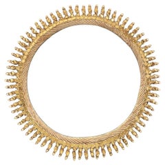 Line Vautrin 'Twisted Sun Mirror' in Talosel aus den 50er Jahren
