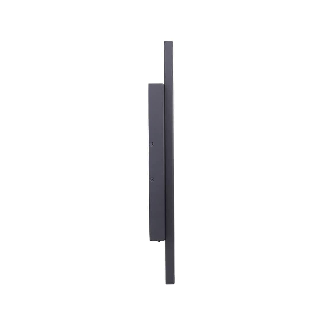 Line wall lamp by Kristina Dam Studio.
Materials: Black steel. LED lights.
Dimensions: 6 x 5.5 x H 56cm.

The Modernist furniture collection takes notions of modern design and yet the distinctive design touch of Kristina Dam Studio is evident in