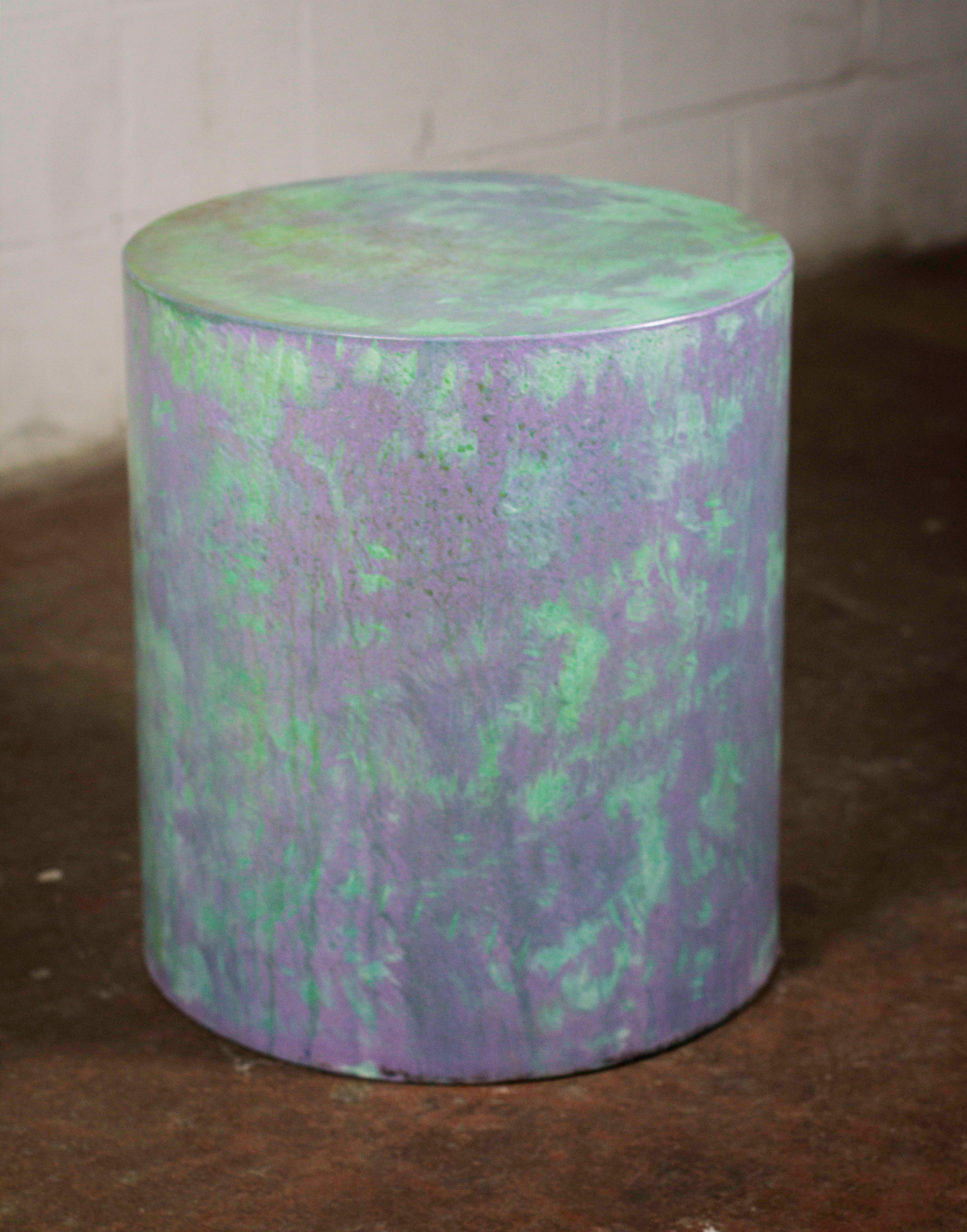 Handcrafted designer concrete drum line ZERO number 16 by Dylan Myers In New Condition For Sale In Elkridge, MD