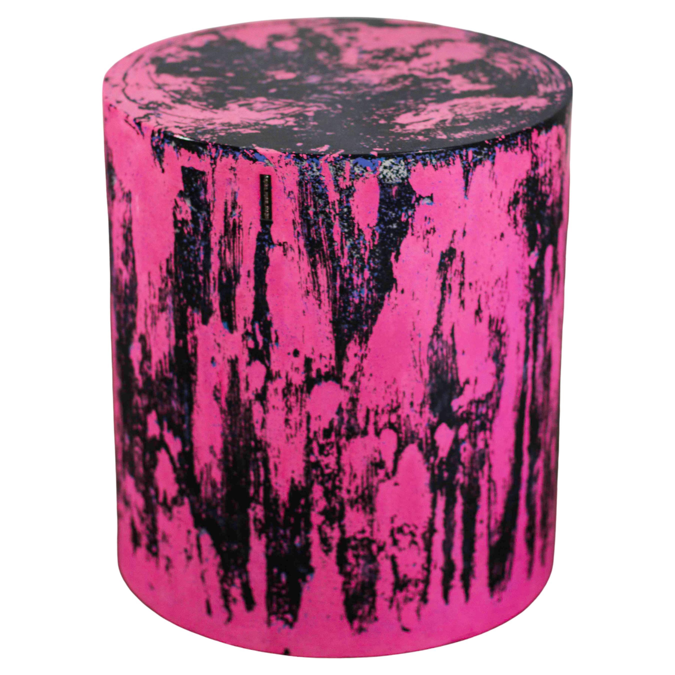 Handcrafted designer concrete drum line ZERO number 19 by Dylan Myers