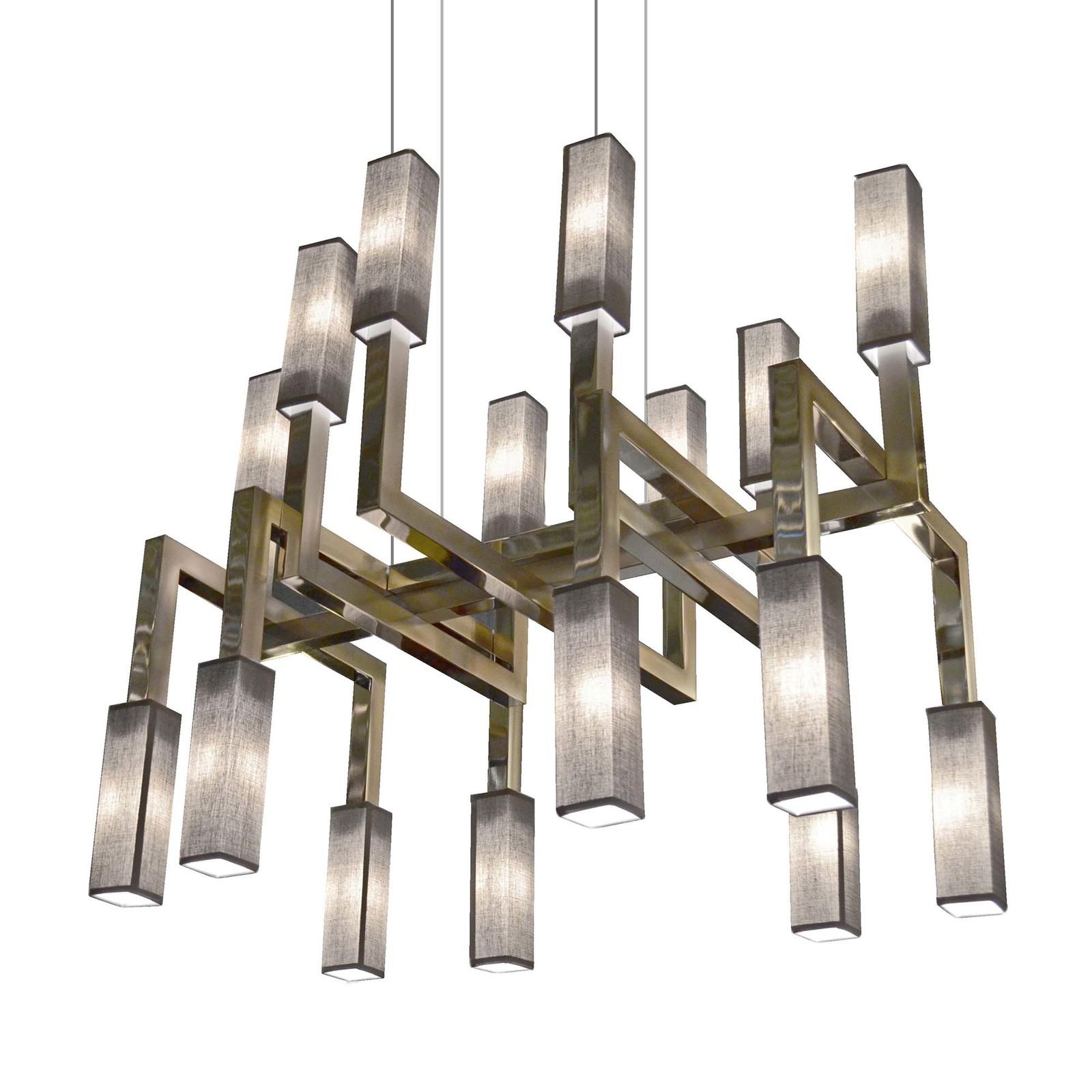 Linea-16 chandelier.