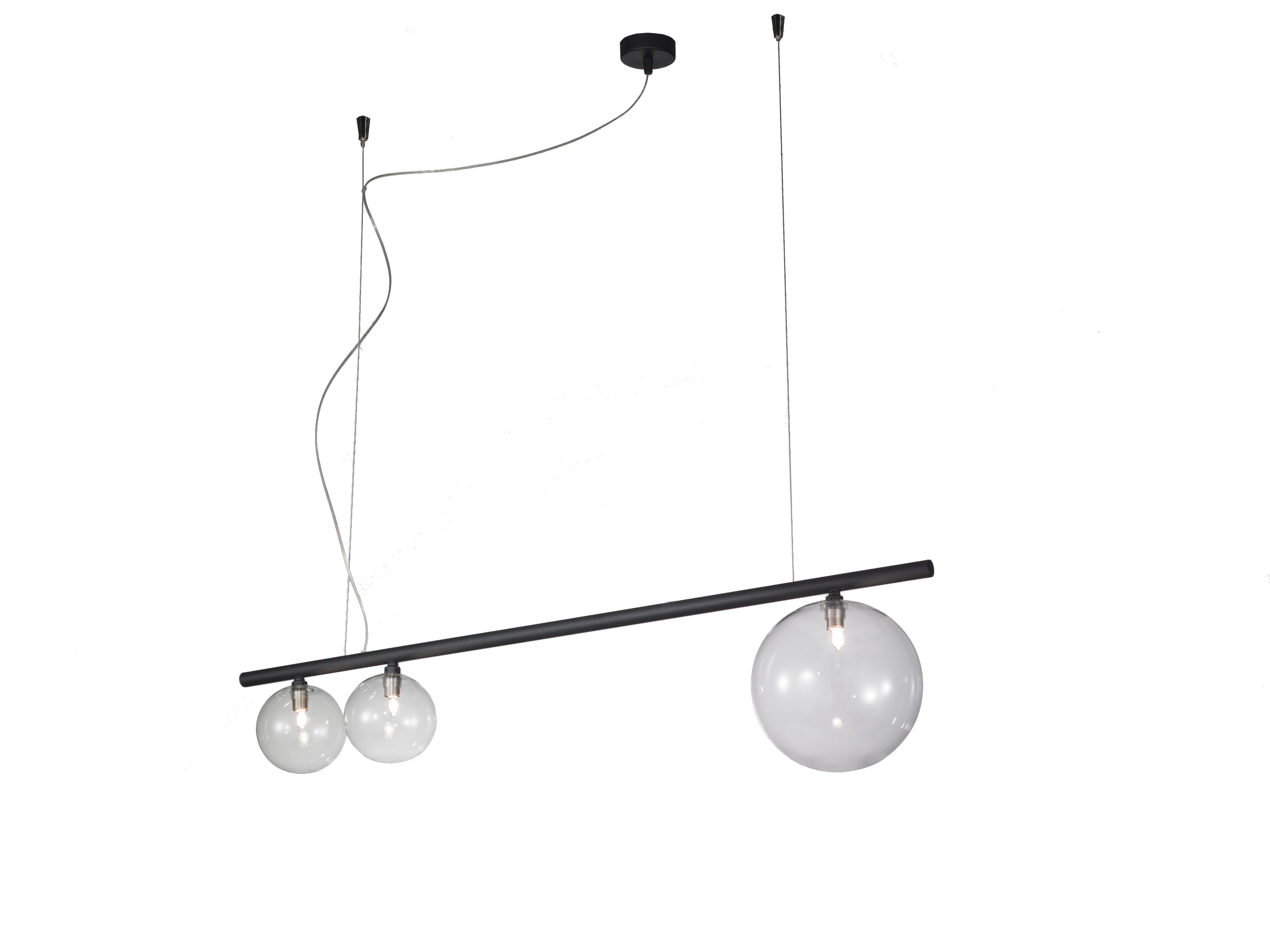 Mid-Century moderno Lampadario Linea di FABIO LTD in vendita
