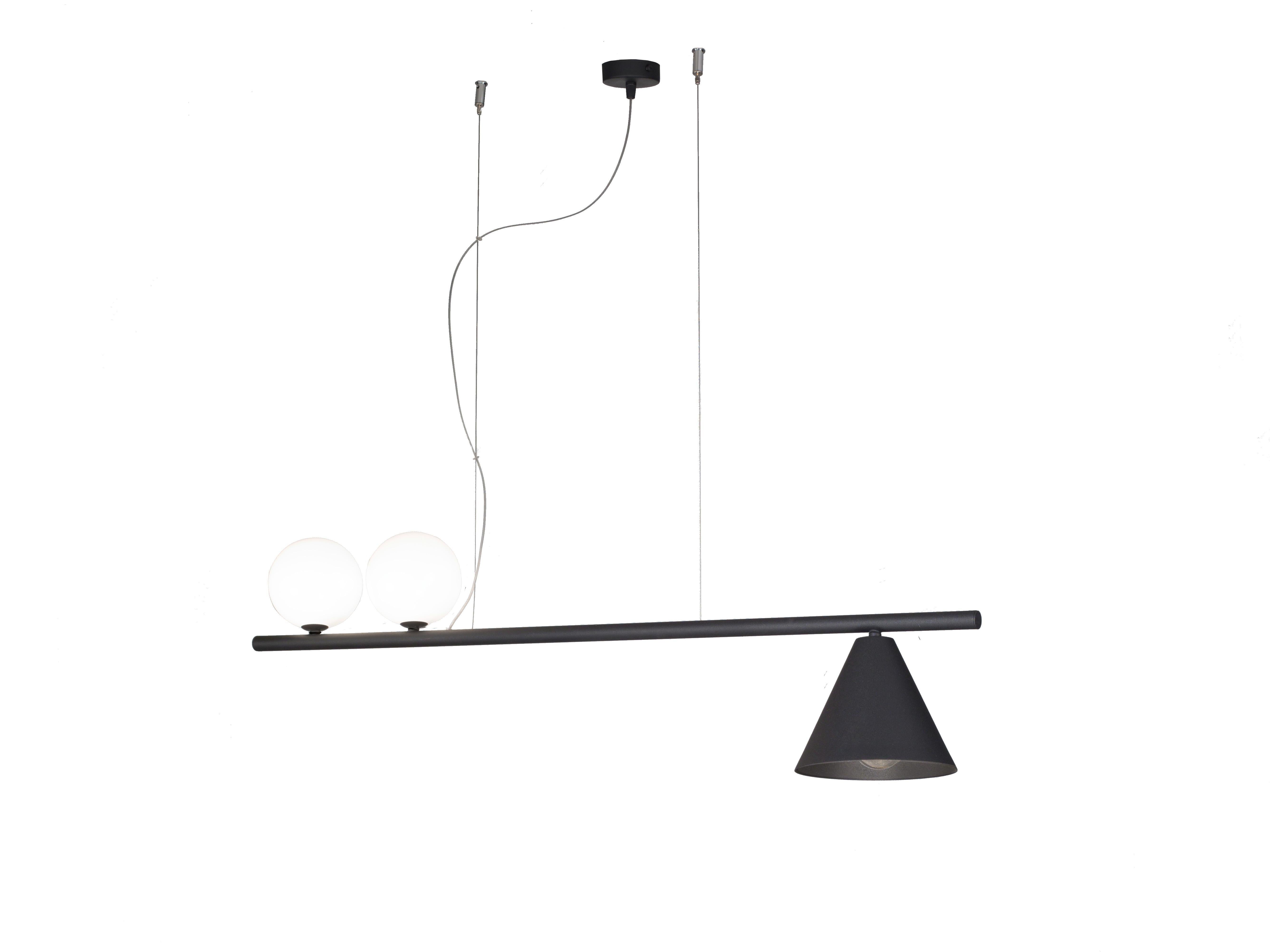Mid-Century moderno Lampadario Linea di FABIO LTD in vendita