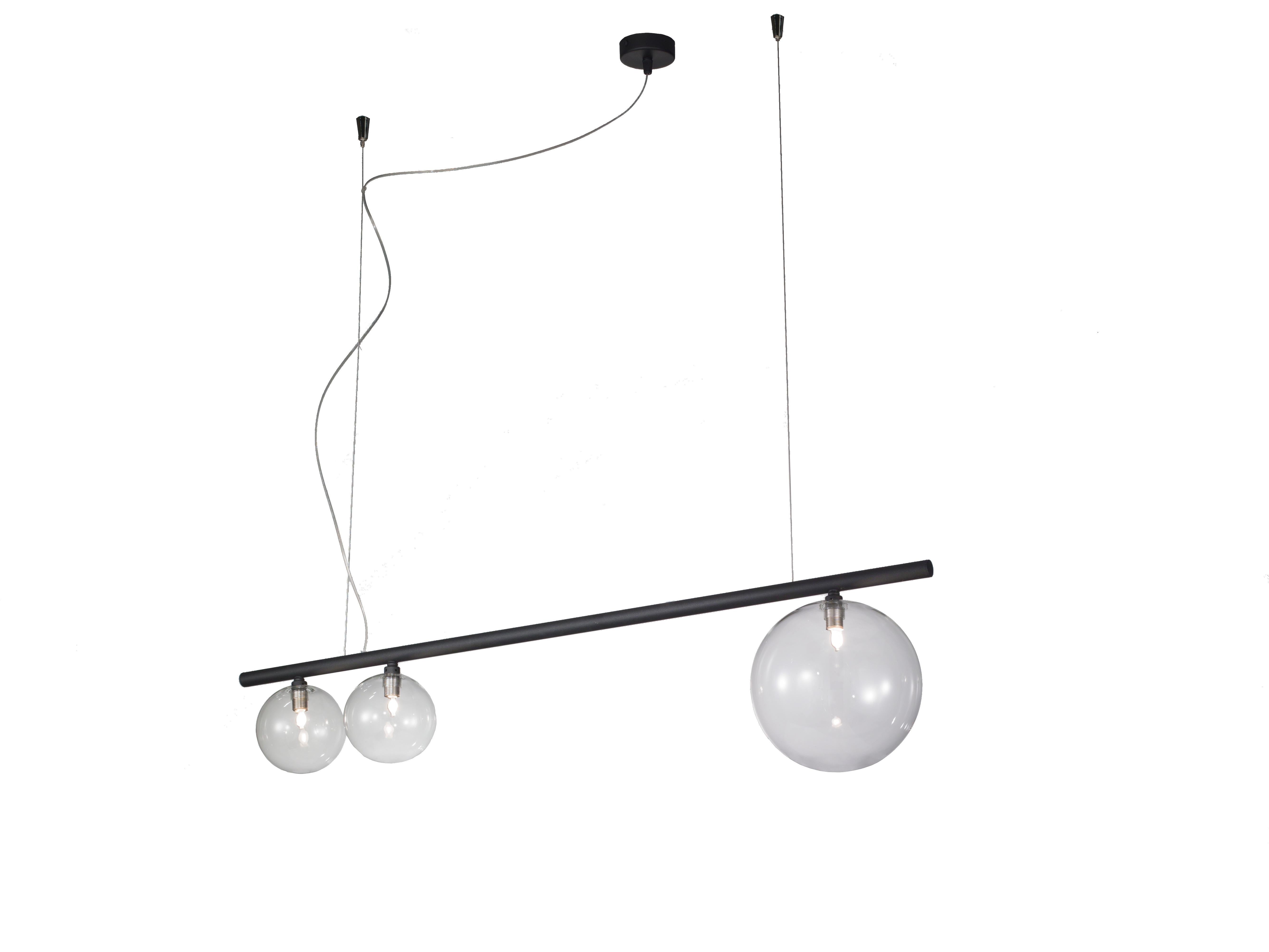 Mid-Century moderno Lampadario Linea di FABIO LTD in vendita