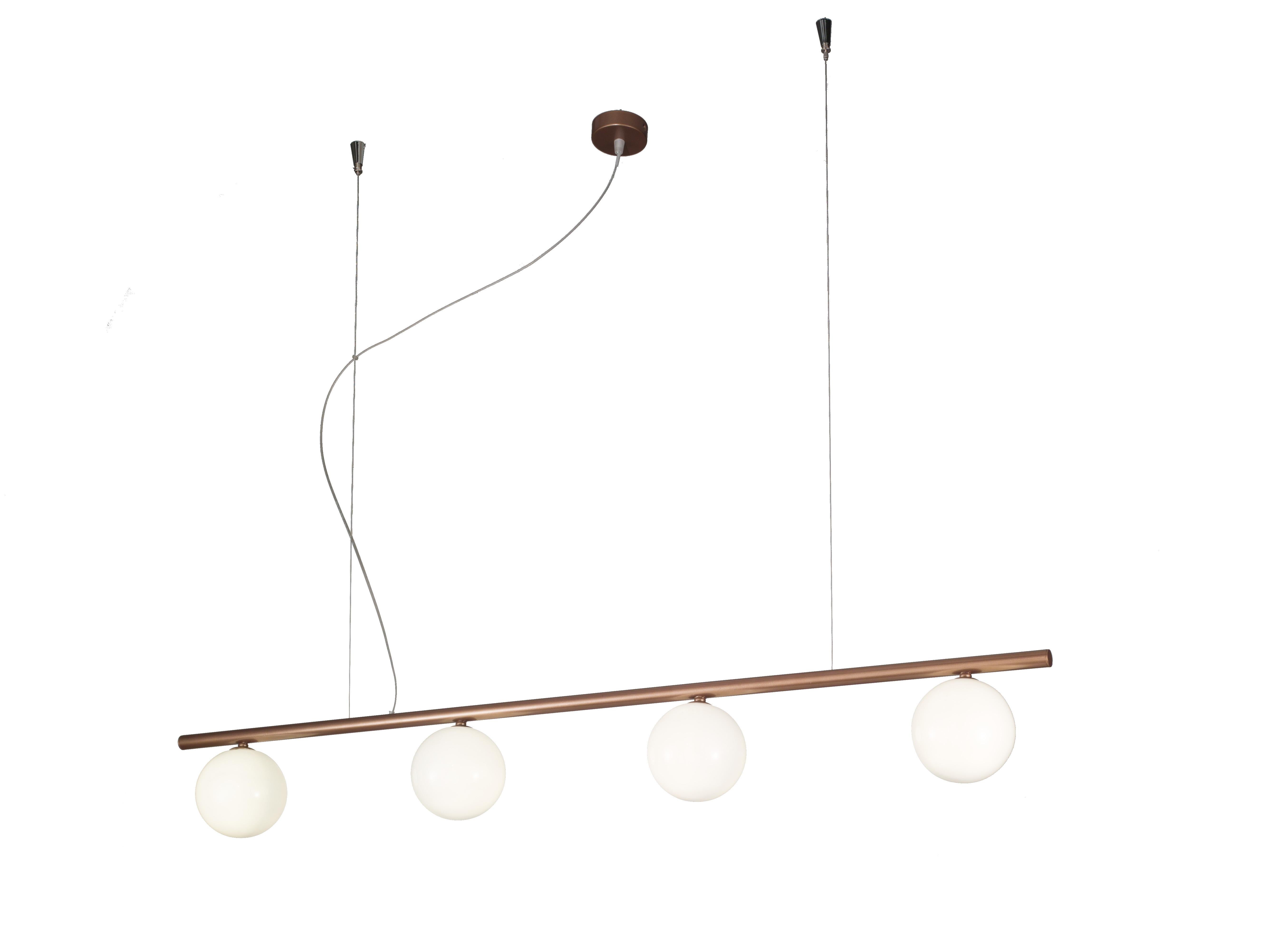 Mid-Century moderno Lampadario Linea di FABIO LTD in vendita