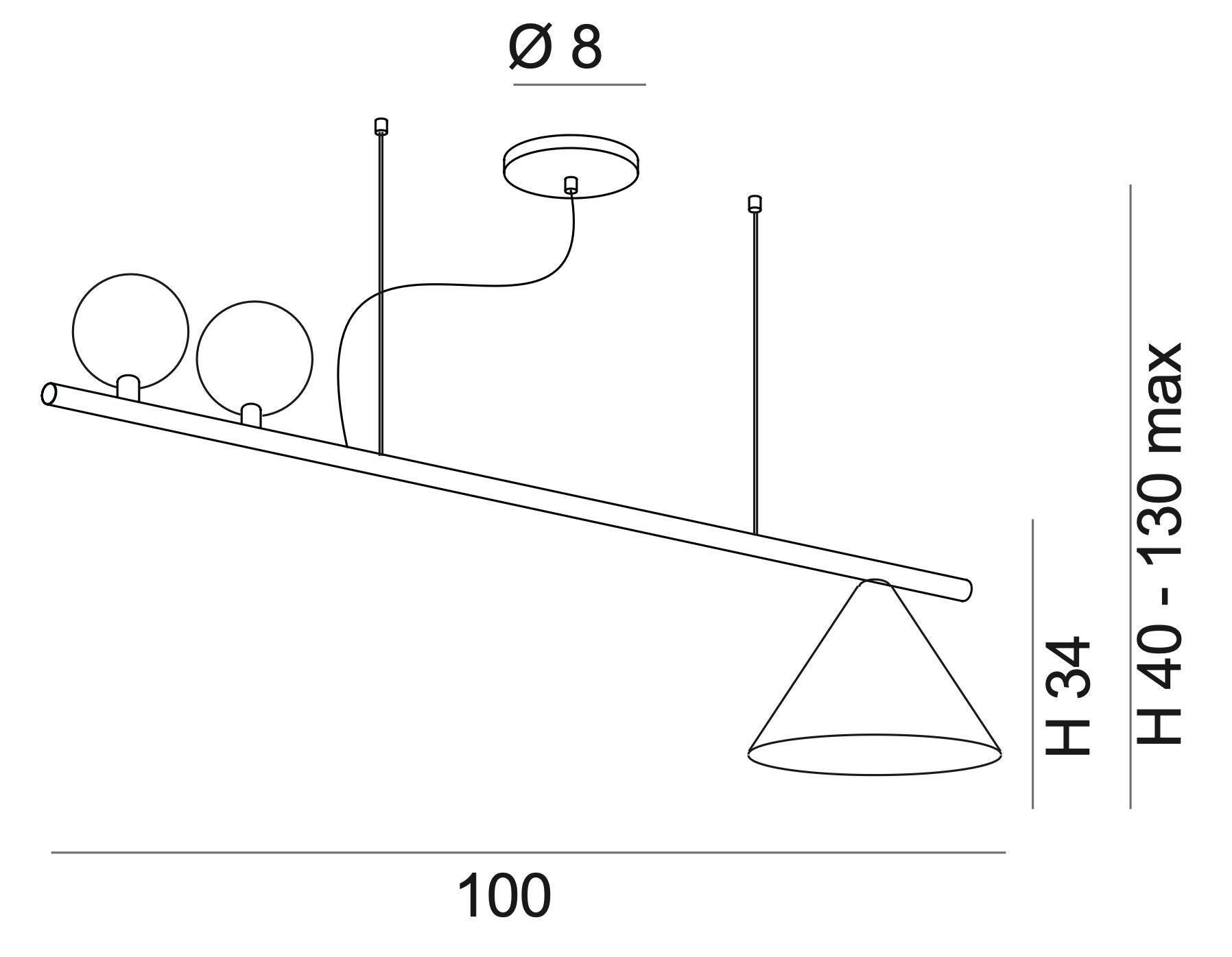 Lampadario Linea di FABIO LTD In condizioni Nuovo in vendita a Los Angeles, CA