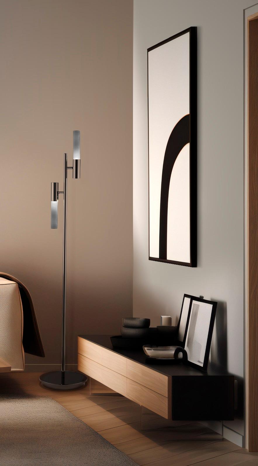 Lámpara de pie Linea by Euroluce Lampadari Posmoderno en venta