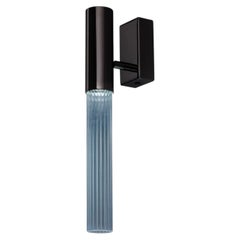 Linea Light Blue Glass Wall Lamp