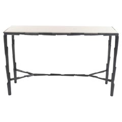Skulpturaler Konsolentisch aus Bronze und Gips Linea Nr.2 von Benediko, limitierte Auflage