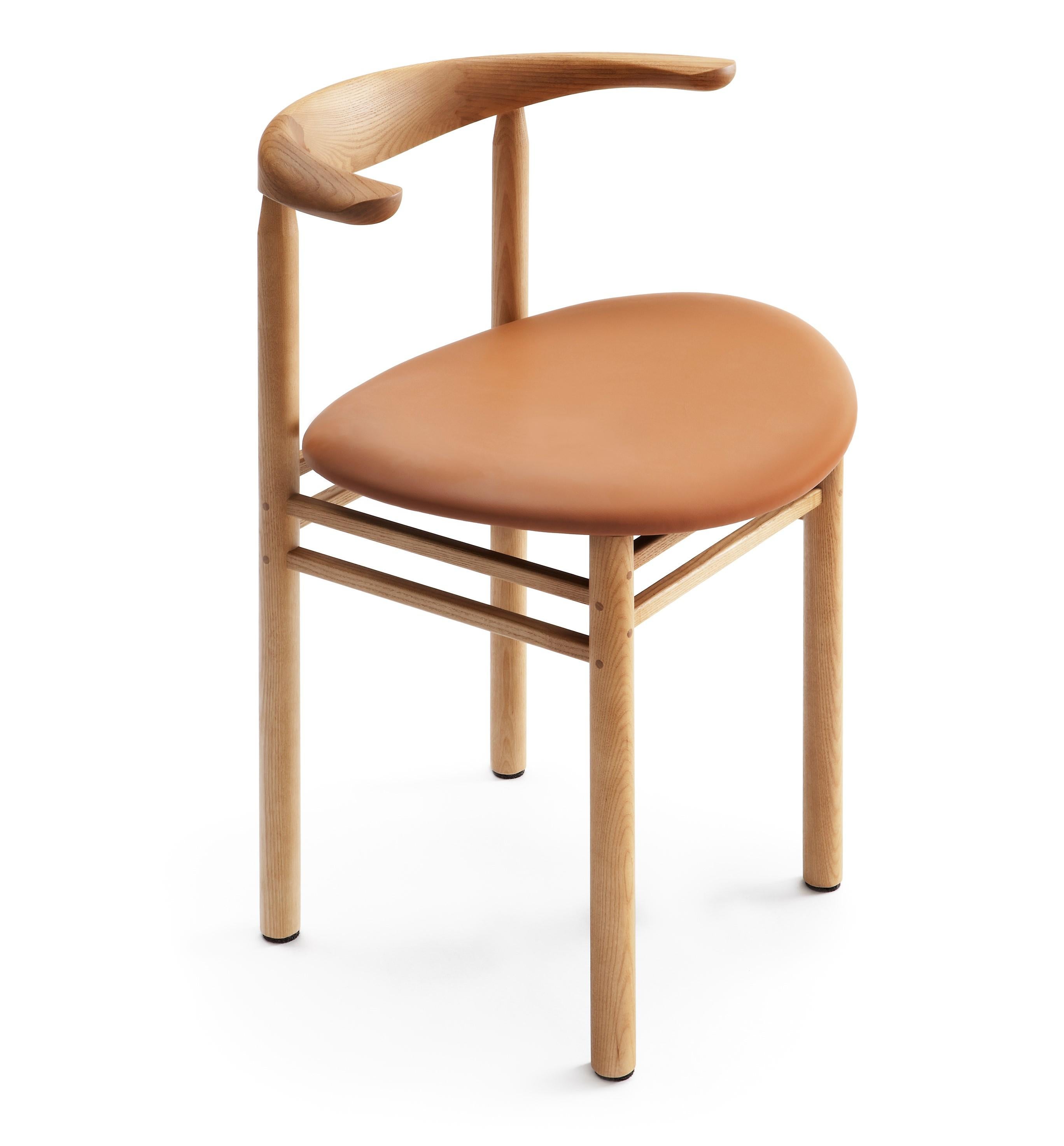 Linea RMT3 Chair in Ash by Rudi Merz For Sale 6