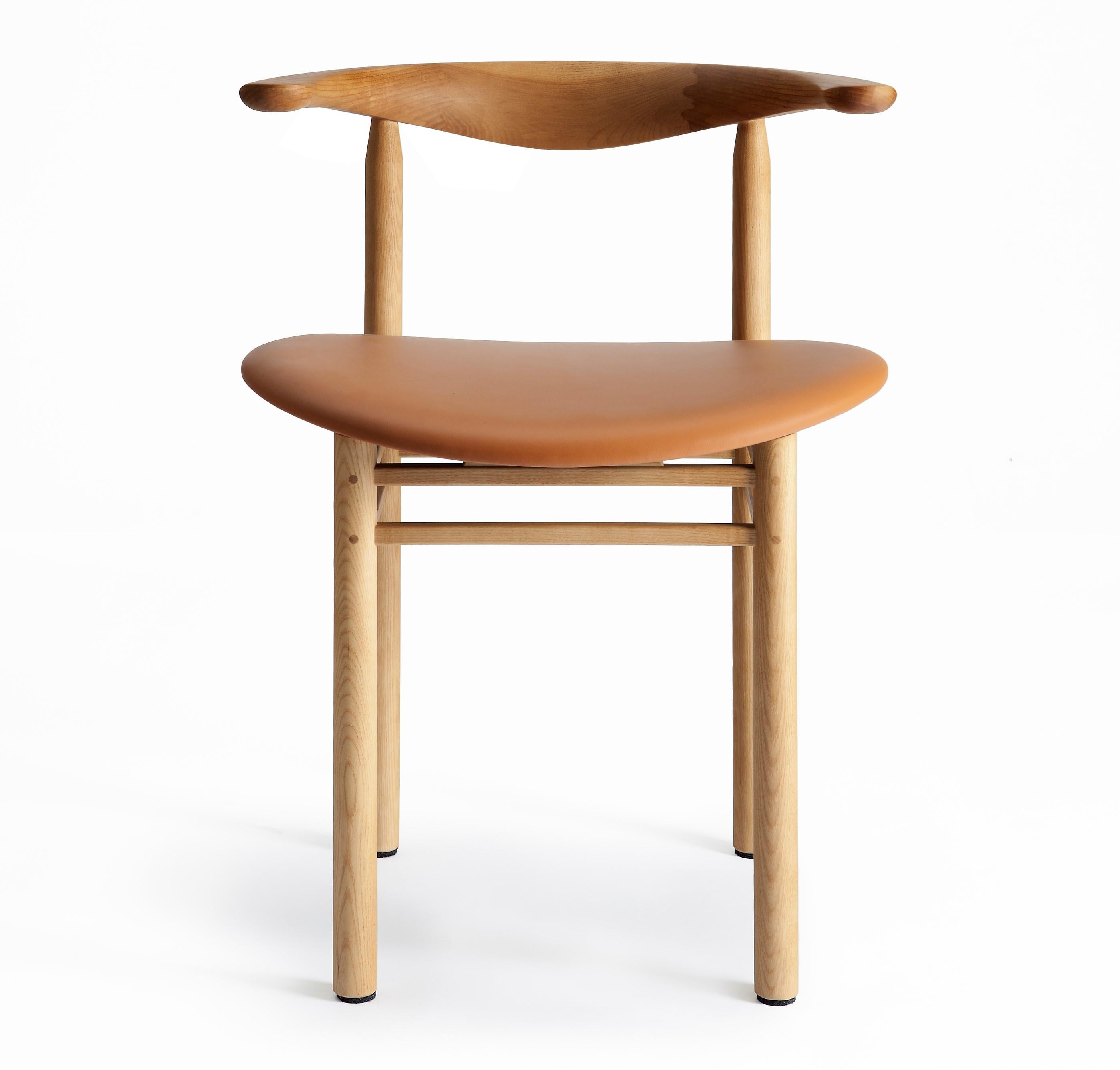 Chaise Linea RMT3 en frêne de Rudi Merz en vente 6