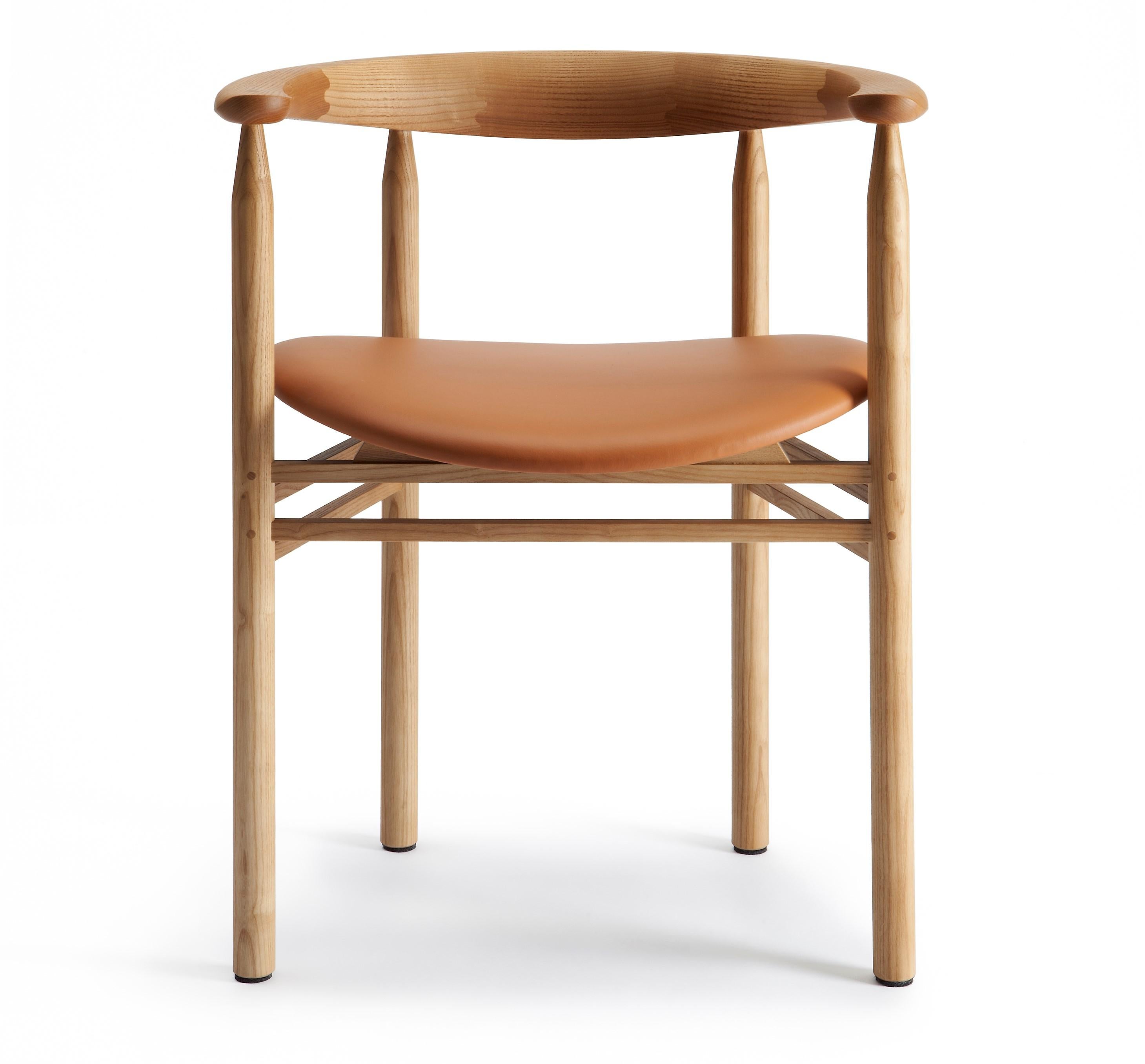 Linea RMT6 Armrest Chair in Ash by Rudi Merz In New Condition For Sale In Fiskars, FI