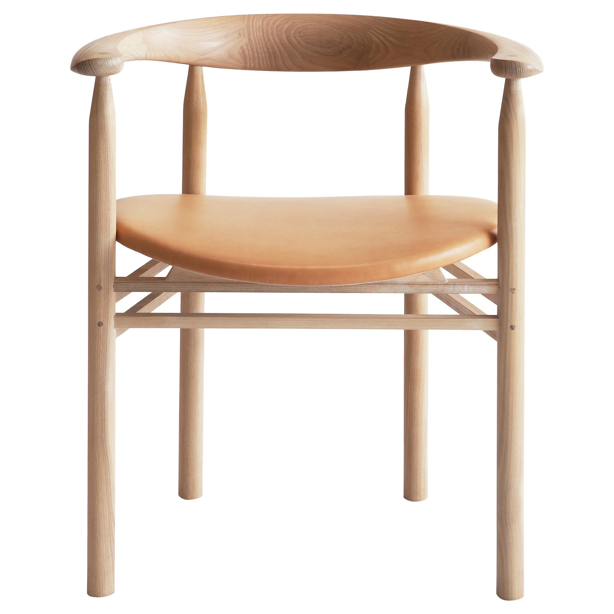 Linea RMT6 Armrest Chair in Ash by Rudi Merz
