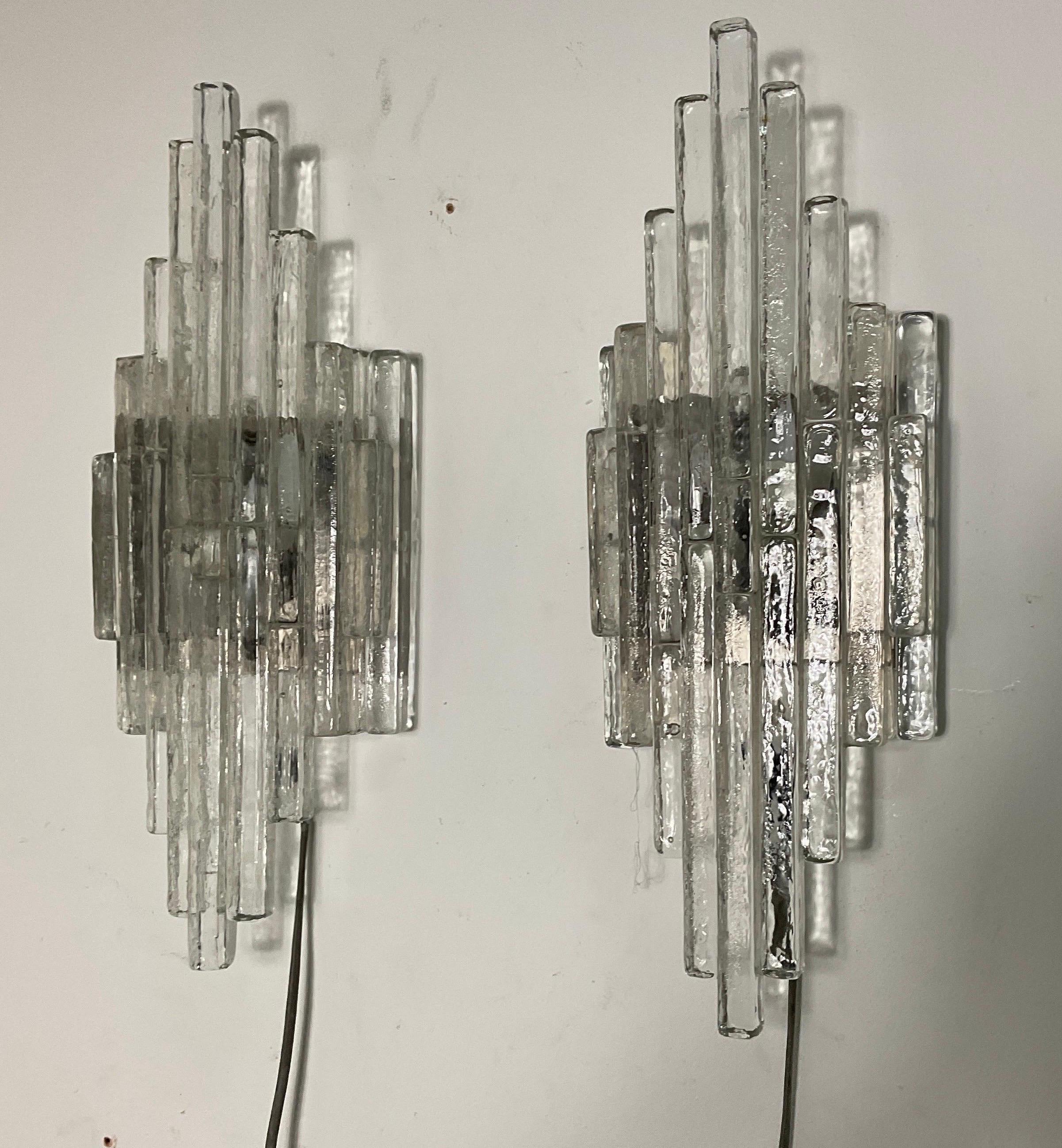 'Linea' series wall lamps, Poliarte Production, Verona, '70s. For Sale 5