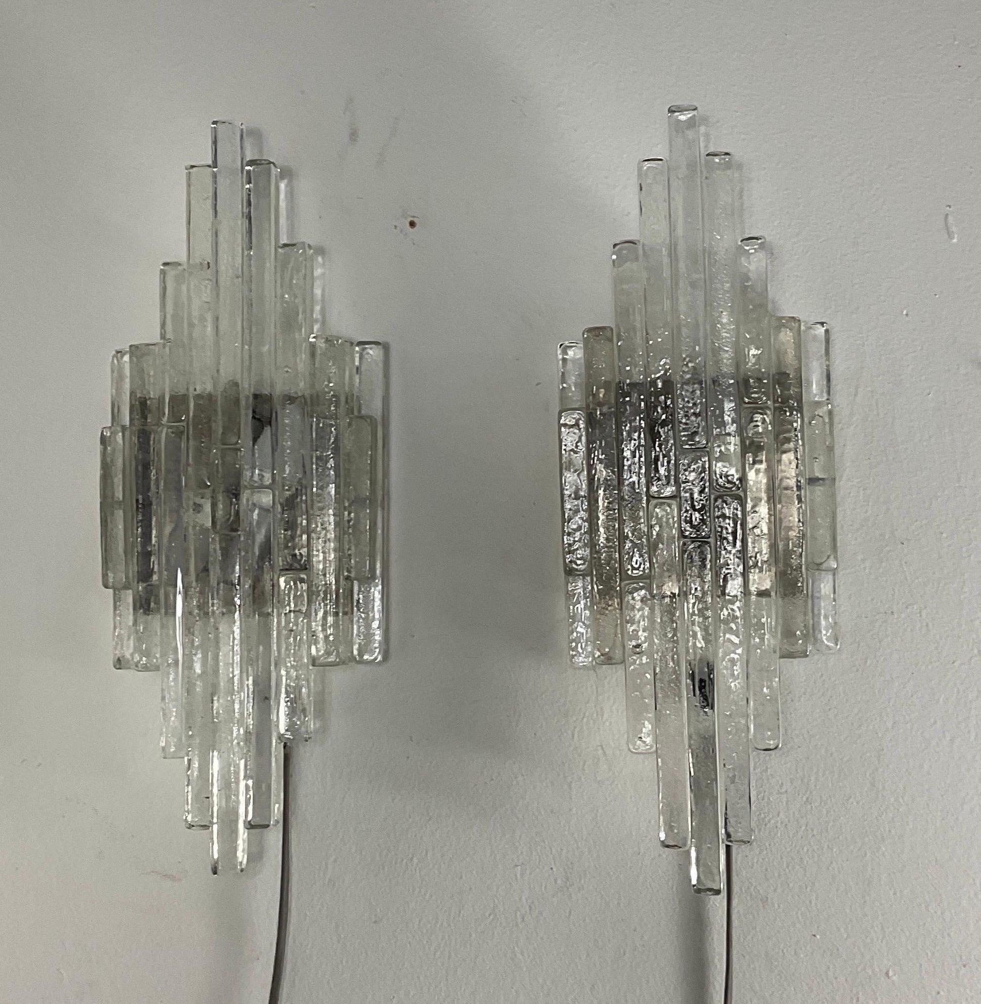 'Linea' series wall lamps, Poliarte Production, Verona, '70s. For Sale 7