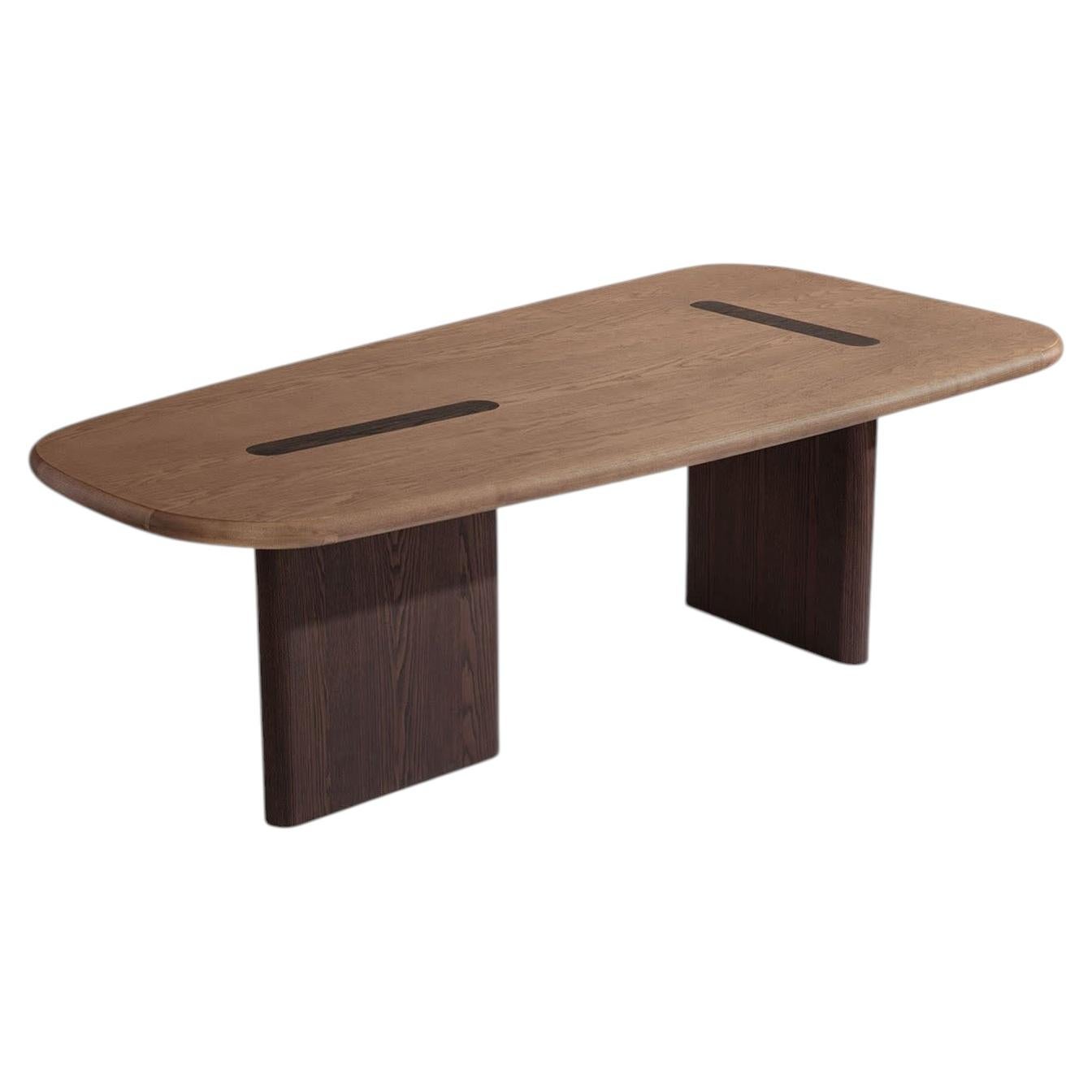 Tavolo da pranzo Linea T Brown Wood in vendita