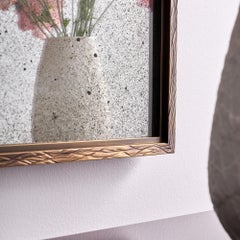 Lineage Brass Mirror with Antique Glass