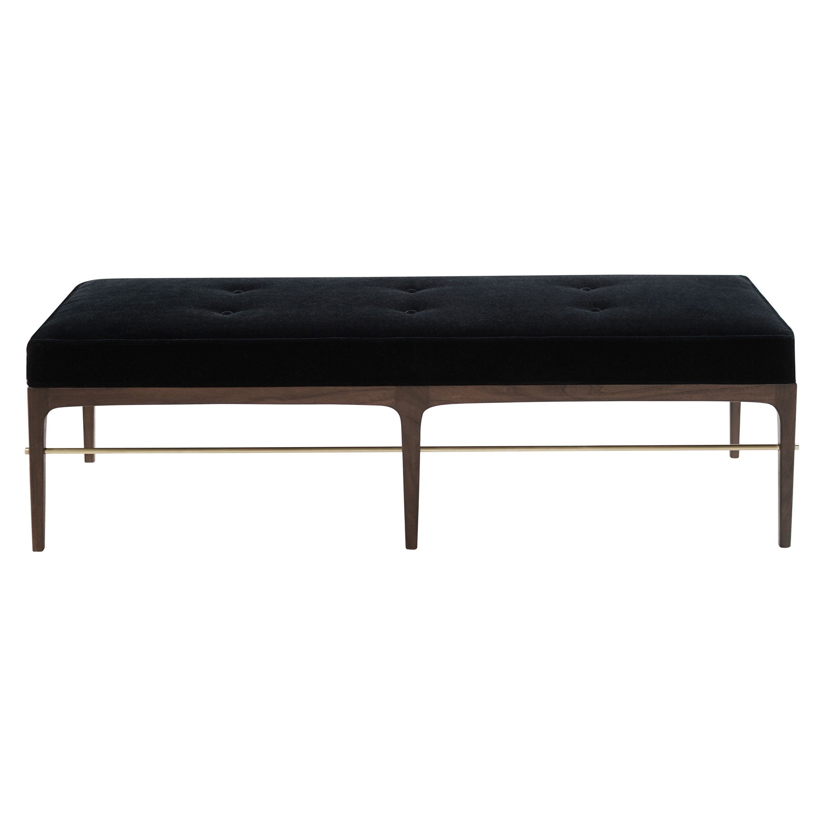 Linear Bench in Dark Wanut Series 60 by Stamford Modern