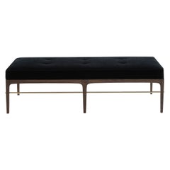 Linear Bench in Dark Wanut Series 60 by Stamford Modern