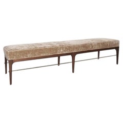 Linear Bench in Natural Wanut Series 72 by Stamford Modern