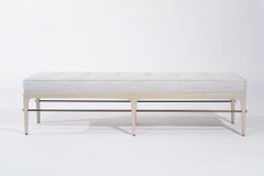 Linear Bench in White Oak and Bronze Series 72