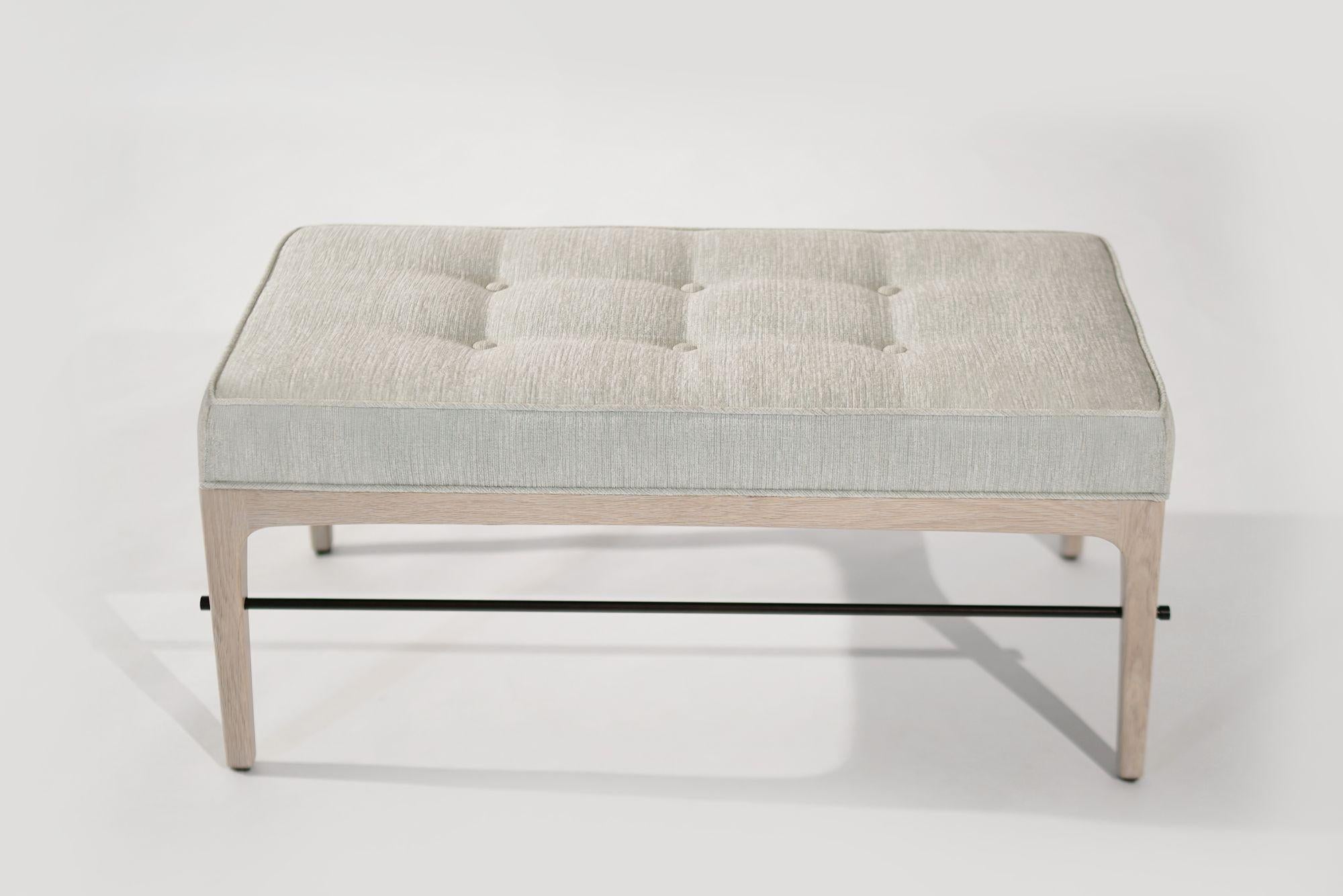 Mid-Century Modern Linear Bench in White Oak Series 36 For Sale