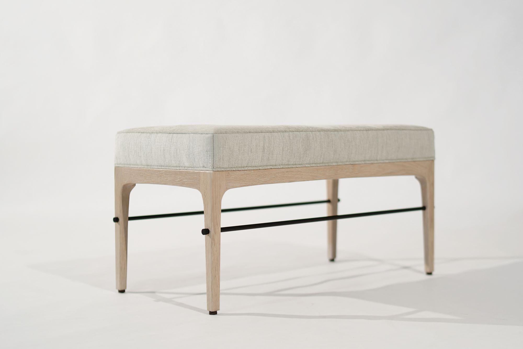 American Linear Bench in White Oak Series 36 For Sale
