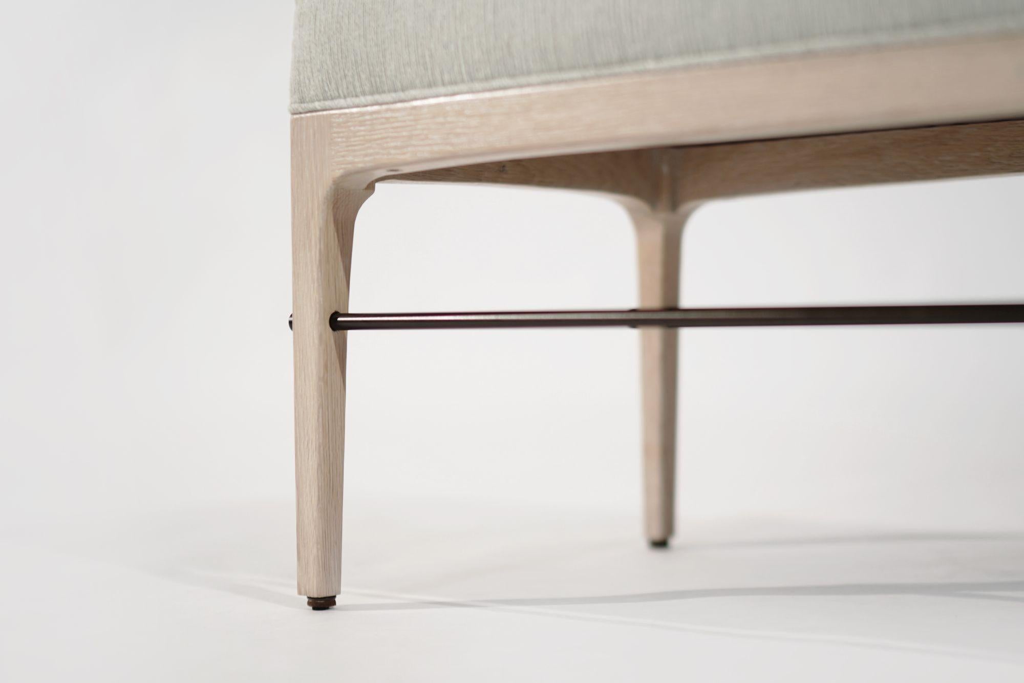 Linear Bench in White Oak Series 36 For Sale 1