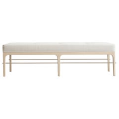 Linear Bench in White Oak Series 60 by Stamford Modern