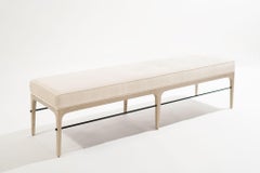 Linear Bench in White Oak Series 72 by Stamford Modern