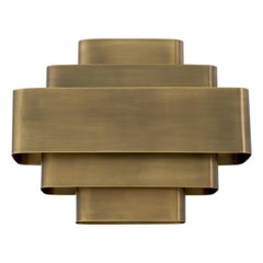 Linear Brass Wall Lamp